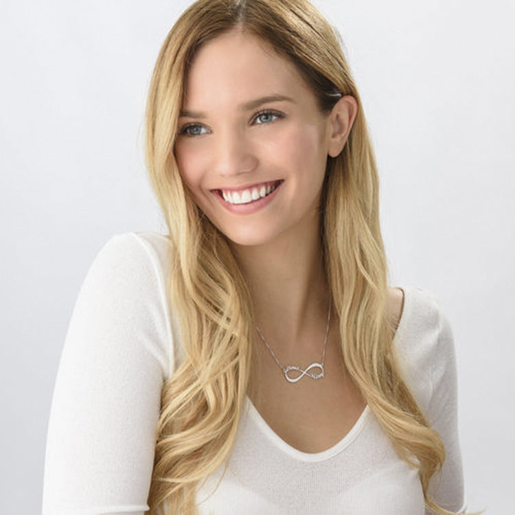 925 sterling silver collarbone necklace for girls. Simple, trendy pendant jewelry—perfect birthday gift for your girlfriend.