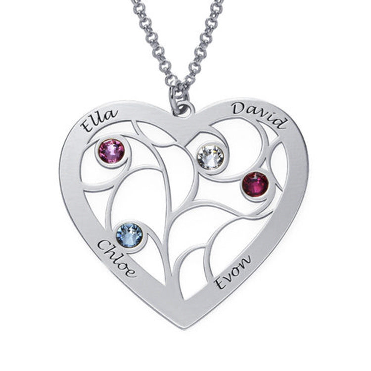 Sterling silver leaf pendant necklace for women. Simple, Korean-style design, perfect for students.