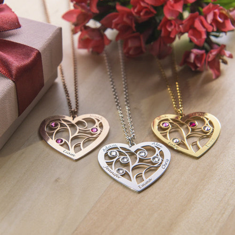 Sterling silver leaf pendant necklace for women. Simple, Korean-style design, perfect for students.