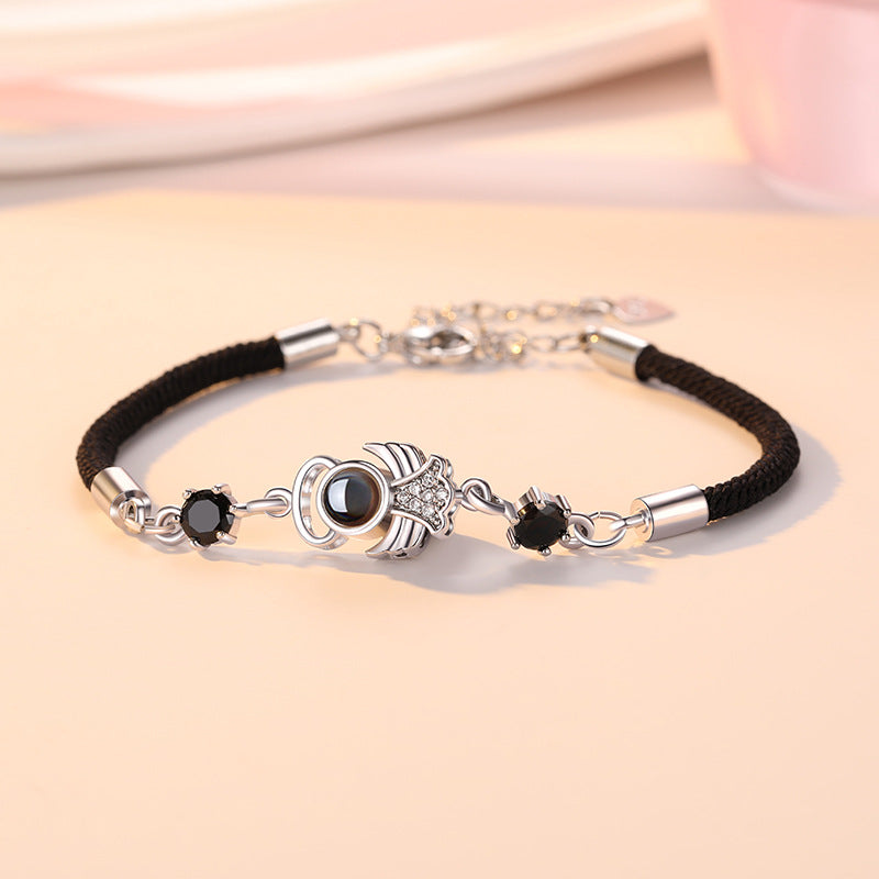 "Confession Love Couple Bracelets – 100 Ways to Say 'I Love You' for him and her."