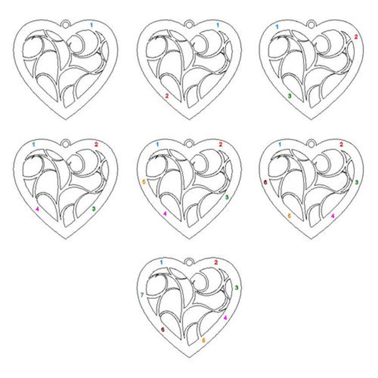 S925 silver girlfriend lettering puzzle necklace heart-shaped student pendant line cut