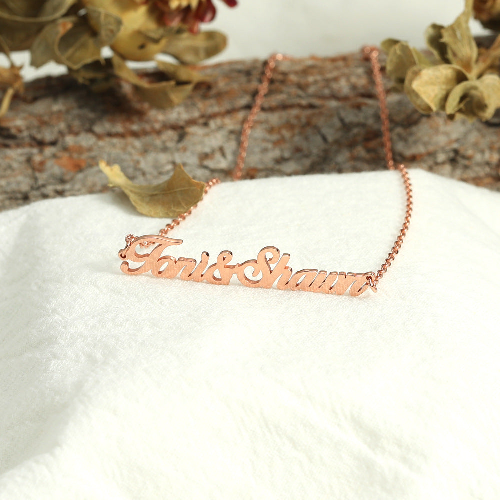 Hot selling s925 silver customized name anklet women's fashion simple foot accessories