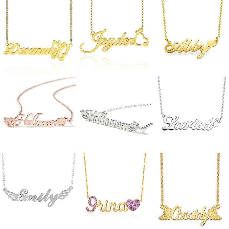 Popular Butterfly Love Wings Pumpkin Diamond Necklace—perfect holiday gift jewelry.