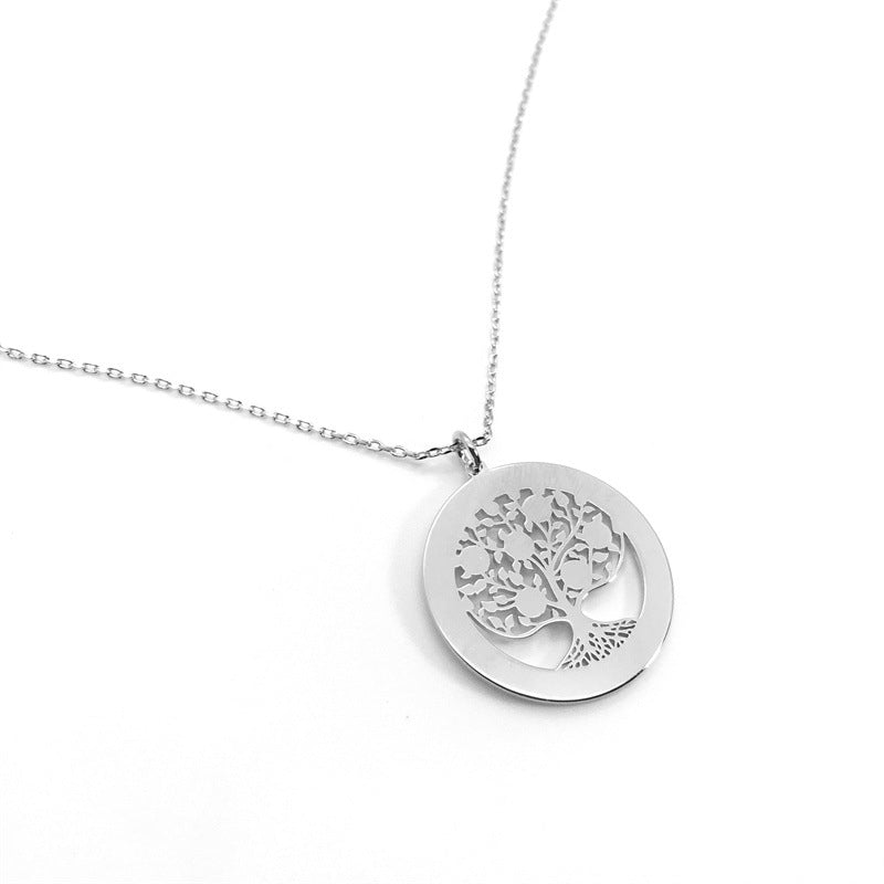 Best-Selling S925 Silver Tree of Life Necklace with Birthstones and Engraved Name – Perfect Mother’s Day Gift.