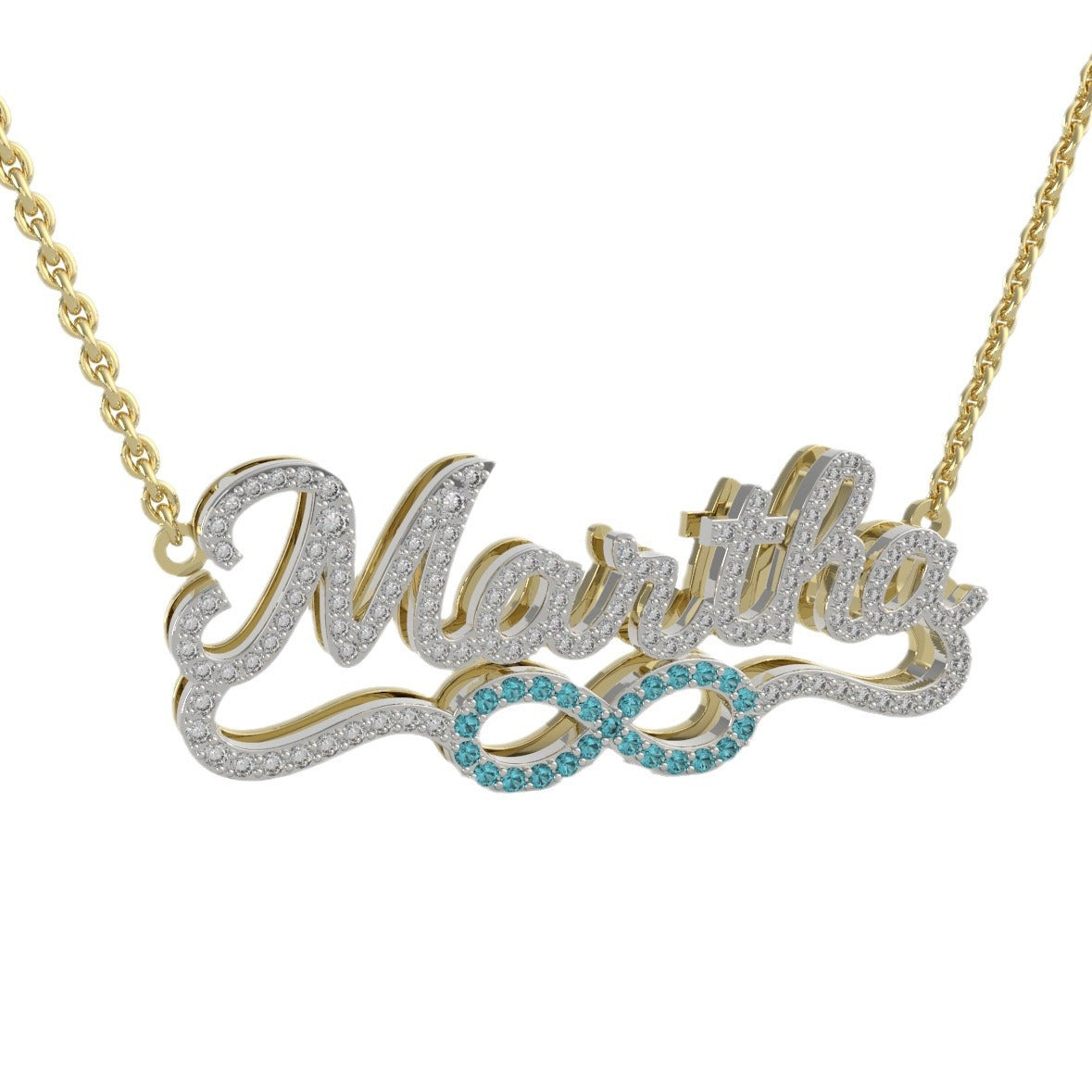 Jewelry, popular necklaces, simple custom English names, personalized holiday gifts for lovers