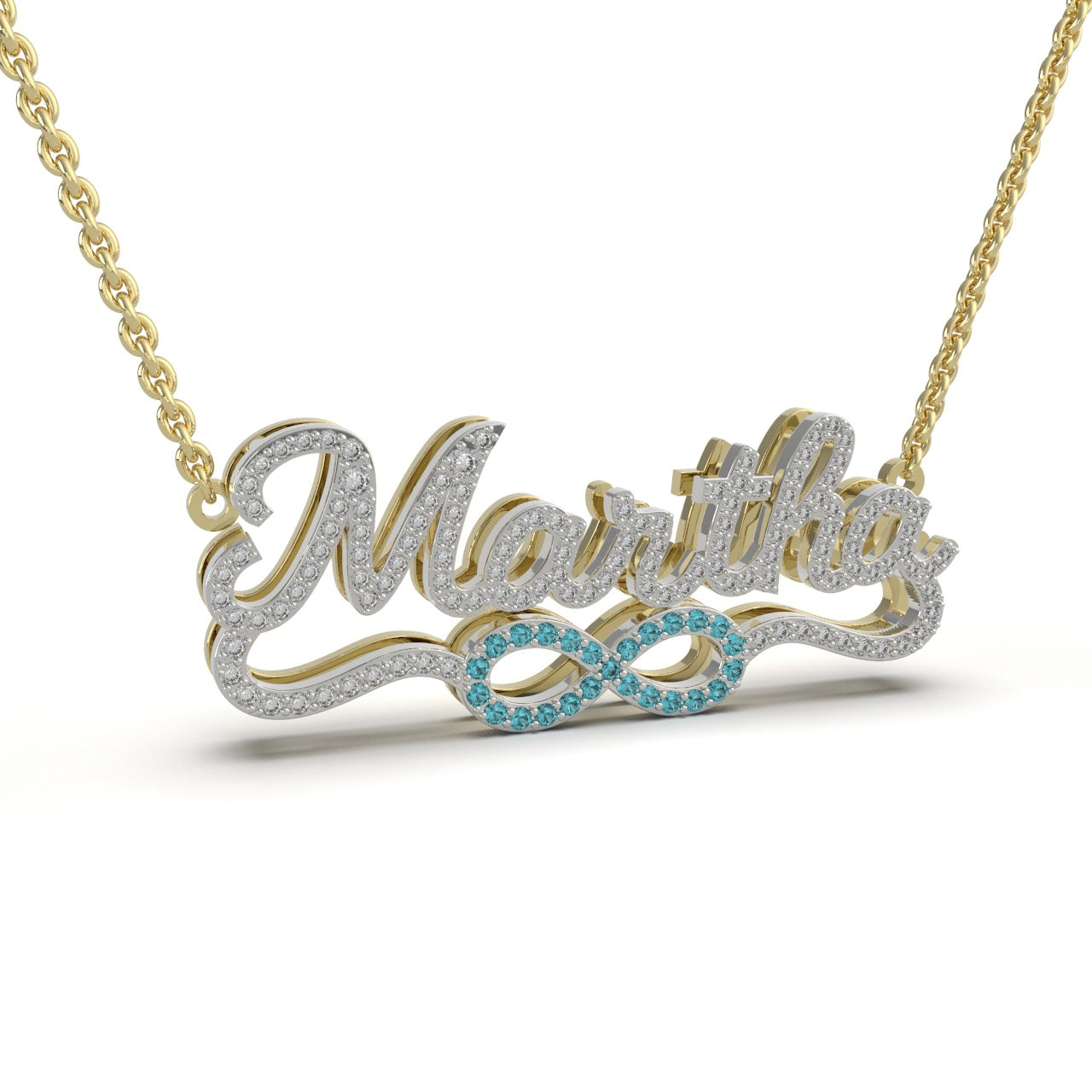 Jewelry, popular necklaces, simple custom English names, personalized holiday gifts for lovers