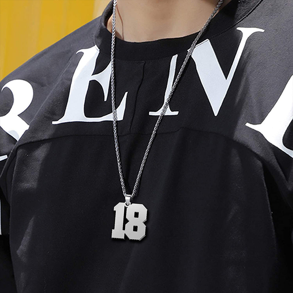 Custom 18K gold-plated digital pendants in various fonts, perfect for Mother's Day gifts